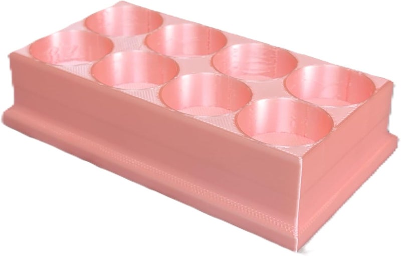 Znet3D Eye Drop Bottles Organizer & Storage – 8-Slot Holder (Pink) - Image 4